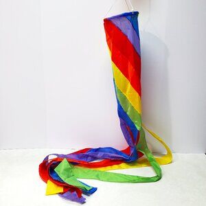 58" Rainbow Windsock Wind Flying Wind Garden Spring Summer
